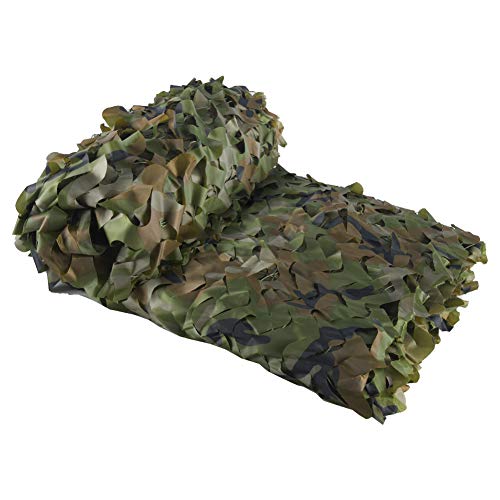 LOOGU Tarnnetz Bundeswehr Jagd Outdoor Sonnenschutz Tarnung Woodland Sichtschutz für Garten Freizeit Camping Party Bars Deko Tarn Waldlandschaft Camouflage Netz 2x3m… von LOOGU