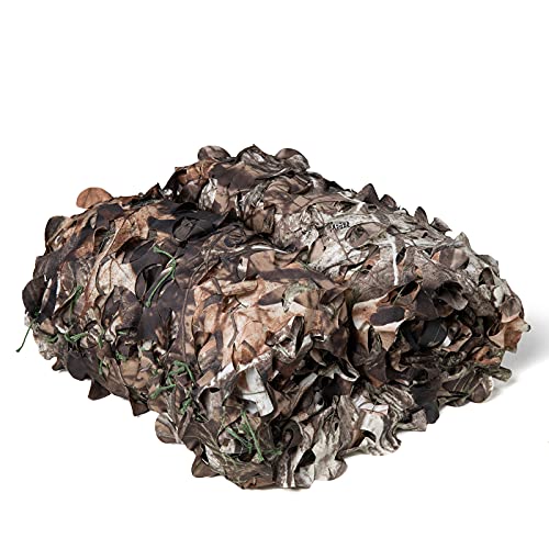 LOOGU Tarnnetz Sonnenschutz Camouflage Netz Dekoration Waldoptik Baum Design Tarnung Woodland Sichtschutz für Garten Freizeit Camping Party Bars Deko Jagd… von LOOGU