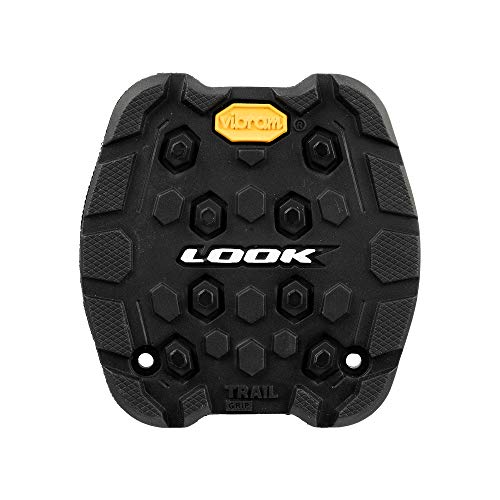 LOOK Cycle - Activ Grip Trail Pad - Kompatibel mit Trail Grip Flat Pedalen - Anti-Rutsch Technologie mit Innovativer Grip Gummi Oberfläche - Außergewöhnliche Griffigkeit - Schwarz von LOOK