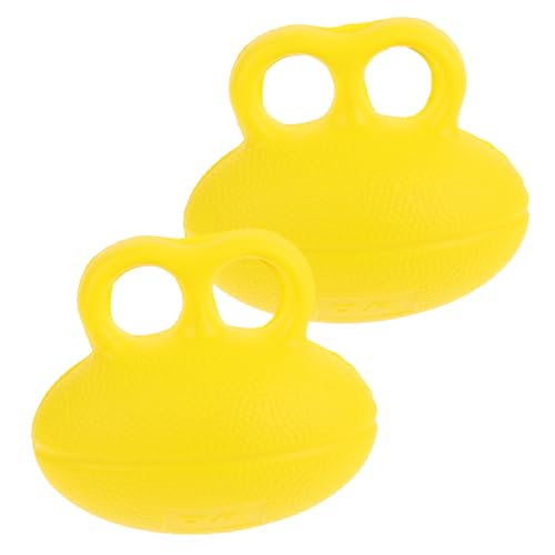 LOORGVEL 2 Stück Fingerkraft Ball mit unregelmäßiger Oberfläche zur Hand und Fingermuskelstärkung leicht kompakt für Therapie Arthrose Stressabbau und Fitnesstraining 2 Stück von LOORGVEL