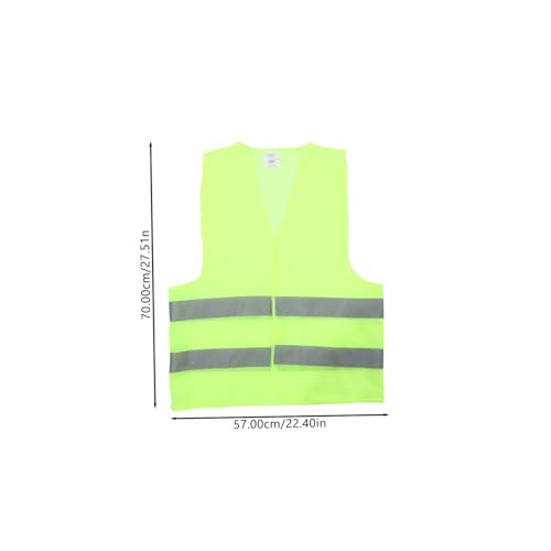 LOORGVEL 3 Stück Teiliges Reflektierende Warnwesten für Herren Damen Hochsichtbare Sicherheitsweste mit Fluoreszierendem Design für Nachtarbeit Straßenreinigung Baustelle und von LOORGVEL