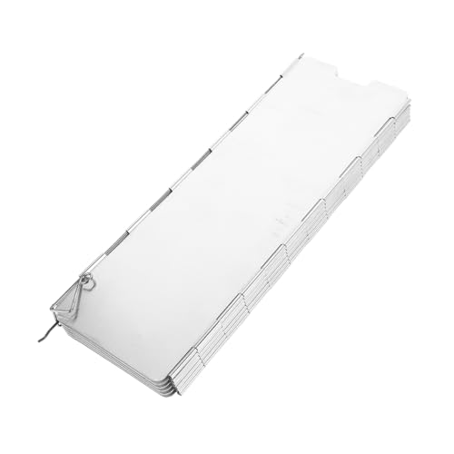 LOORGVEL Leichter Faltbarer Windschutz Aluminiumlegierung für Campingkocher Teiliges mit Tragetasche Winddicht und Platzsparend für Outdoor Herd und Grill Beim Wandern von LOORGVEL