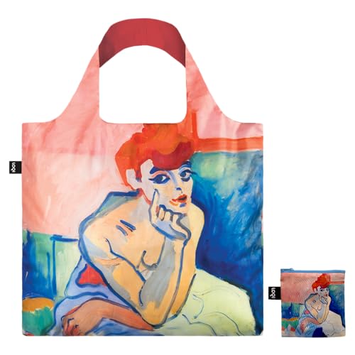 LOQI ANDRÉ DERAIN Woman im recycelten Hemd, mehrfarbig, L, mehrfarbig, L, Occidental, Mehrfarbig, L, Westlich von LOQI