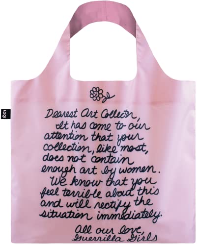 LOQI Guerrilla Girls Dearest Art Collector Recycling-Tasche, Rosa, M, Rosa, M, Zeitgenössisch, Rosa, M, Zeitgenössisch von LOQI