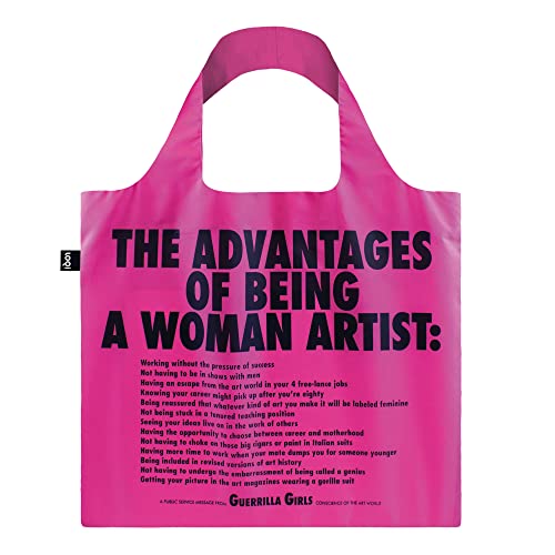 LOQI Guerrilla Girls Recycelte Damentasche Die Vorteile einer Künstlerin, Mehrfarbig, M, Zeitgenössisch, Mehrfarbig, M, Zeitgenössisch von LOQI