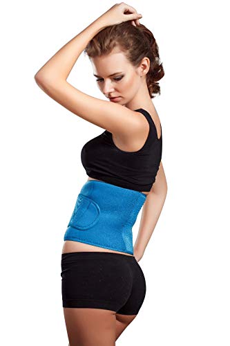 LOREY Hochwertige Rückenbandage/Rückenstütze aus Neopren LU10005 Blau von LOREY