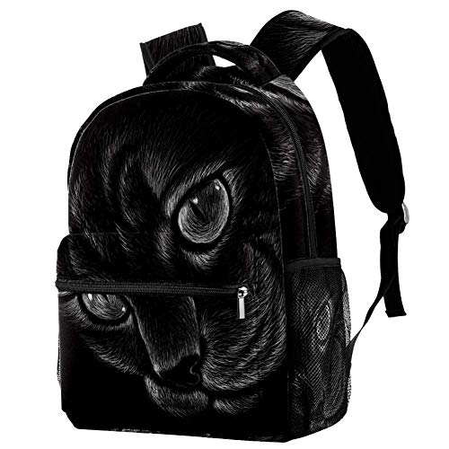 LORVIES Niedlicher Rucksack mit Katzenmotiv, lässiger Rucksack, Schultertasche für Schule, Studenten, Reisetasche von LORVIES