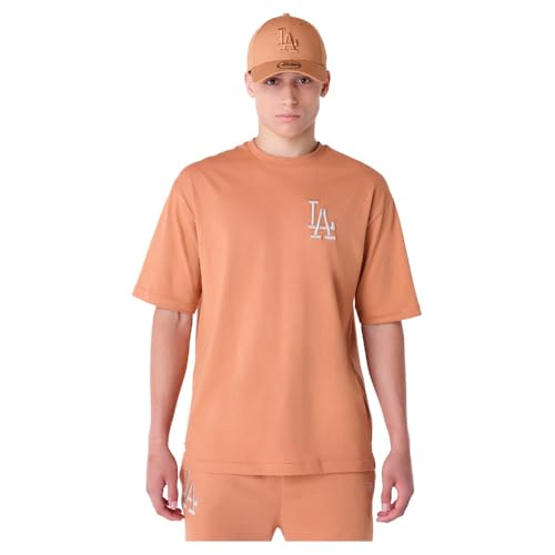 LOS ANGELES DODGERS Unisex Short Slee_los T-Shirt, Dk Beige, XL EU von LA
