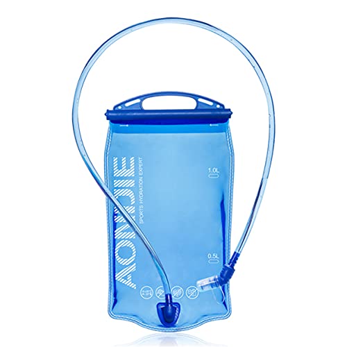 LOVARTS BEAUTY Trinkblase Wasserblase BPA Frei Wasserbehälter für Rinkrucksack geeignet Fahrradfahren Trinkbeutel (1L) von LOVARTS BEAUTY