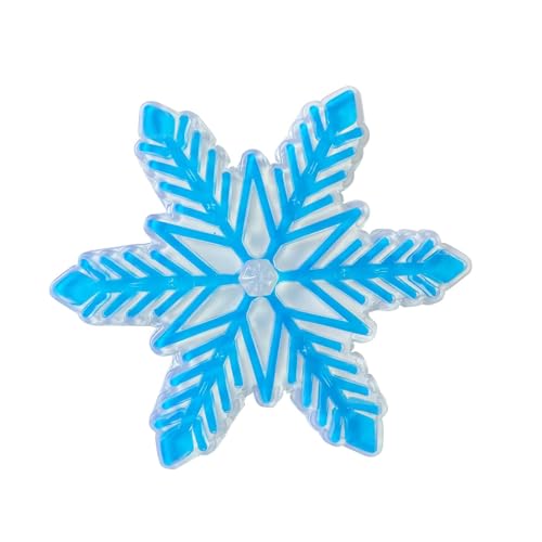 LOVIVER 3D-Schneeflocke-Snowboard-Stomp-Pad, PVC-Material, universelles Zubehör, rutschfest, für Wintersport, leicht, Blau von LOVIVER