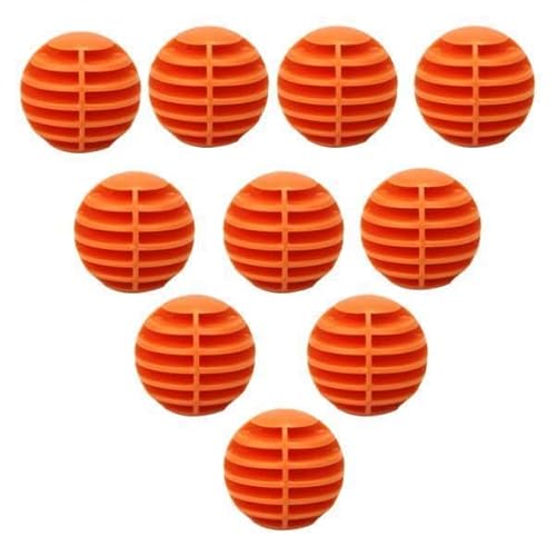 LOVIVER 5x10 Stücke Golf Sportbälle für Indoor/Outdoor Schwungtraining Praxis Orange von LOVIVER
