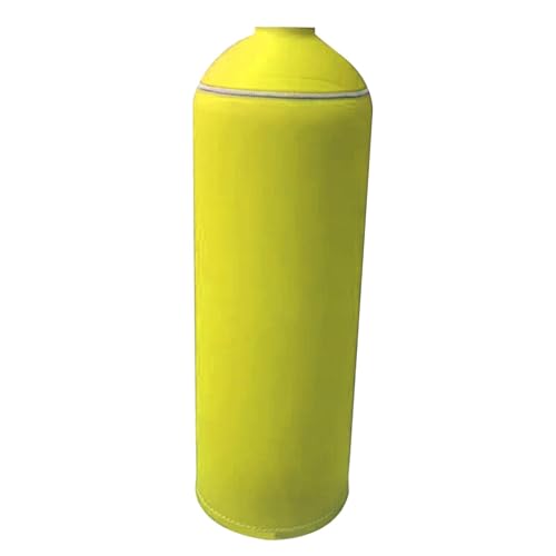LOVIVER Abdeckung für Tauchflaschen, Schutzhülle für 12-l-Tauchflaschen, Taucharmaturen, tragbar, leicht, Schnorchel-Tauchflaschenhülle, Gelb von LOVIVER