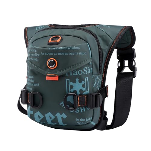 LOVIVER Bag Herren Brusttasche wasserdichte Handtasche Hüfttasche Hüfttasche Hüfttasche Hüfttasche Tasche zum Reiten Outdoor Klettern Sport, dunkelgrün von LOVIVER
