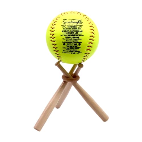 LOVIVER Baseball-Halter, Holz-Präsentationsständer, Softball-Halterung, Desktop-Organizer, Aufbewahrung für Kinder, Zuhause, Wohnzimmer, Büro, Schrank, Stil c von LOVIVER