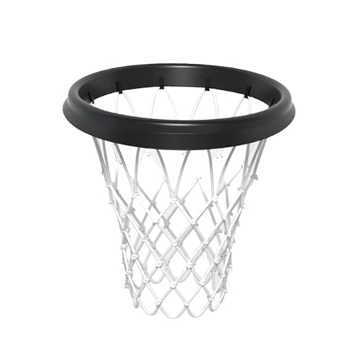 LOVIVER Basketballkorbnetz, professionelles, leichtes Basketballnetz, Rahmen, Standardnetze für Basketballplatz, Outdoor-Ausrüstung, Kinder von LOVIVER