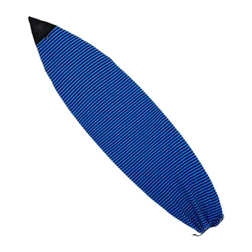 LOVIVER Surfbrett-Sockenhülle, Surfbrett-Taschenaufbewahrung mit Kordelzugverschluss, gepolsterter Nasenschutz, Boardhülle für Longboard, 6.4 Fuß von LOVIVER