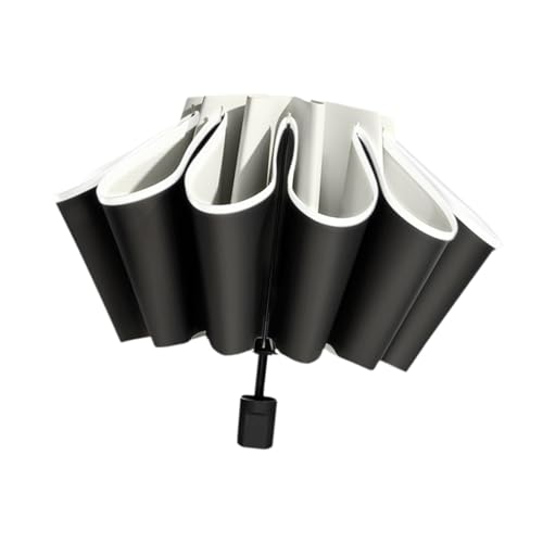 LOVIVER Taschenschirm Kompakte Persönliche Regenschirme Winddichte Sonnenregenschirme, Weiß von LOVIVER