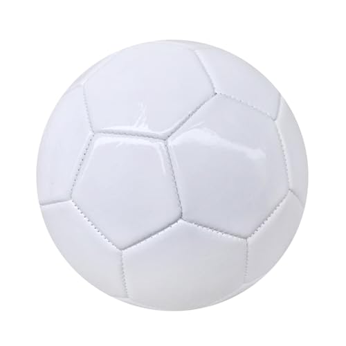 LOVIVER Weißer Fußball, Sportball, professioneller Trainingsball, Fußball, offizieller Spielball für Teenager, Spieler, Mädchen, Jungen, Ballspielzeug, Größe 4 von LOVIVER