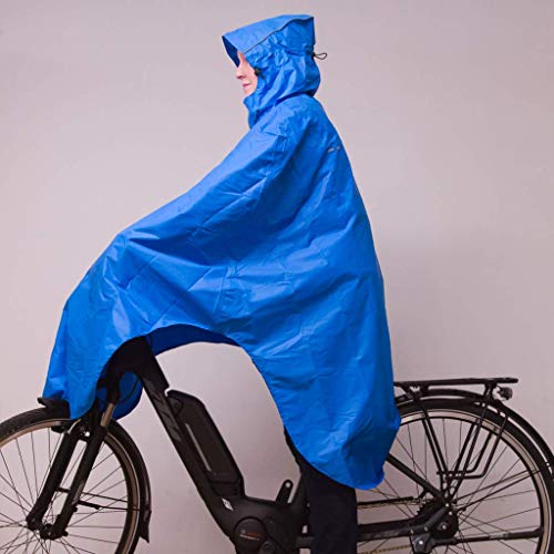 LOWLAND OUTDOOR® Fahrradregenponcho, Blau, One size von LOWLAND OUTDOOR