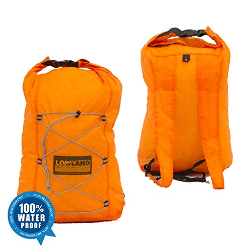 LOWLAND OUTDOOR Dry Back Pack, Orange, 25cm x 15cm x 35cm von LOWLAND OUTDOOR
