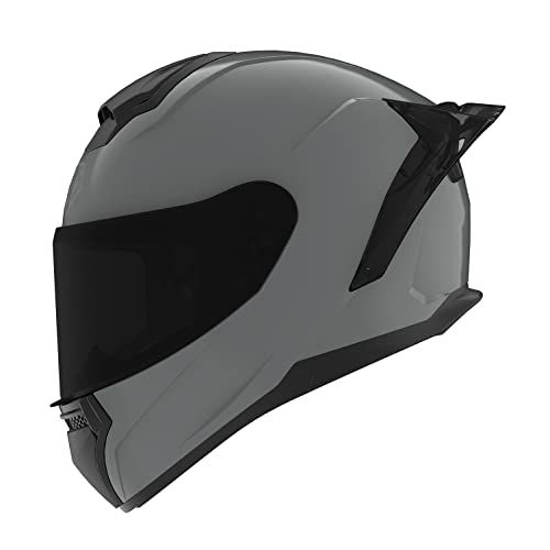 Motorrad Integralhelme,ECE Zertifiziert Motorradhelm Integralhelme Roller-Helm Scooter-Helm Mofa-Helm mit Anti-Fog Visier für Cruiser Chopper Biker B,XL von LPXPLP