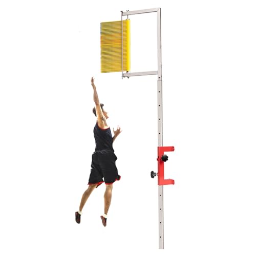 LQDMAER Sport Training Ausrüstung für Basketball, vertikaler Sprung Trainer -einstellbare Höhe 2.29ft, Messwerkzeug mit Volleyball Fußball Geschwindigkeit Agility Training von LQDMAER