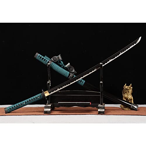 LQSMX sword echtes Katana Schwert 41in Samurai Schwert Handgeschmiedeter 1060 Stahl/scharf von LQSMX sword