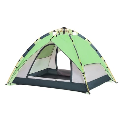 Tent for Camping Outdoor-Campingzelt, Vollautomatisches Zelt, Tragbares Camping, Verdicktes Sonnenschutzzelt, Campingausrüstung Zelte (Color : Green, Size : A) von LQVAIPT