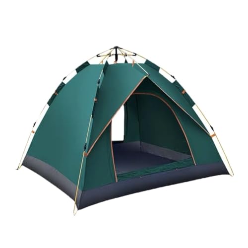 Tent for Camping Zelt Im Freien, Sonnenschutz, Verdicktes Sonnenschutzzelt, Einzelnes, Schnell Öffnendes Automatisches Zelt, Außenzelt Zelte (Color : Green, Size : A) von LQVAIPT