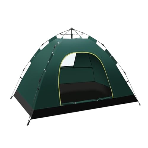 Tent for Camping Zelt Outdoor Camping Zelt 2-3-4 Personen Vollautomatisches Zelt Schnell Öffnendes Sonnenschutz-Campingzelt Zelte (Color : Green, Size : A) von LQVAIPT