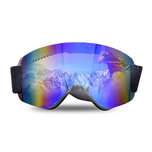 LRWEY Skibrille für Herren, Schneebrille für Damen, Snowboardbrille, Schneesportbrille, Schneesportbrille (J, Einheitsgröße) von LRWEY