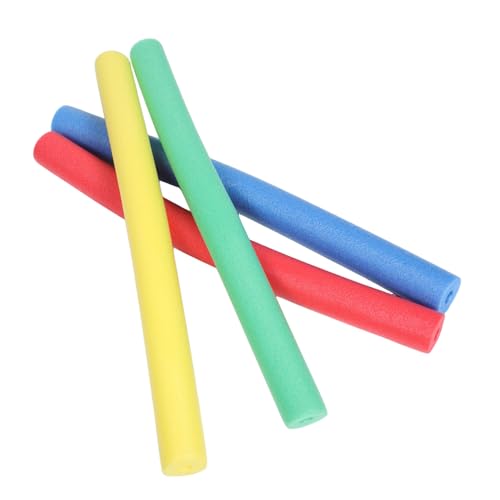 LRXIYODE 4 Stück Teiliges Schaumstoff Staffelstab Leichte Weiche Racing Sticks für Outdoor Staffelspiele Sicheres Eltern Junge Mädchen zur Teambildung und Familienzeit von LRXIYODE