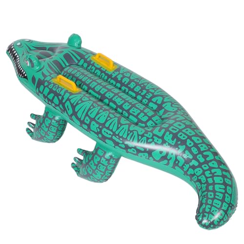 LRXIYODE Aufblasbare Alligator Surfbrett Schwimmpool Schwimmtier PVC Pool zubehör Leicht Schnelles Aufblasen für Erwachsene von LRXIYODE