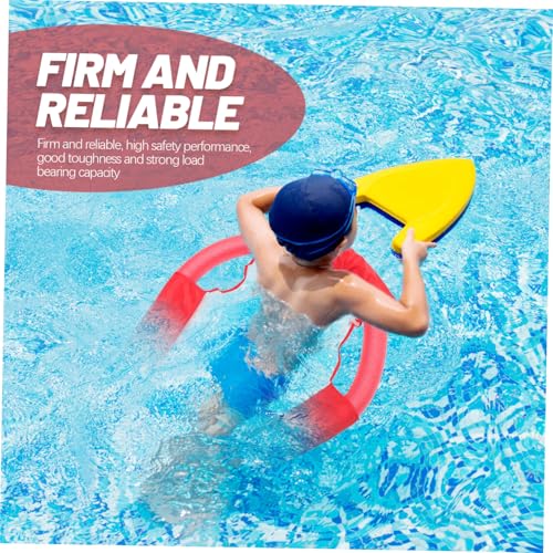 LRXIYODE Schwimmender Poolstuhl mit Netz Rot Robustes Schwimmbad zubehör Strapazierfähiger Auftrieb Einfach zu Montieren für Erwachsene und Entspannter Wasserspaß von LRXIYODE