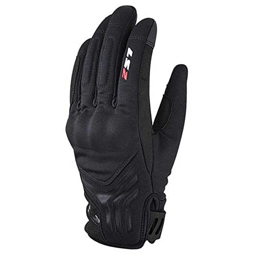 LS2 Handschuhe Jet II Lady schwarz Größe L | geeignet für den Frühling;Herbst;Winter | hochwertigen Andere | Abriebfestigkeit | Reißfestigkeit | Aufprallschutz | Ergonomisch | von LS2