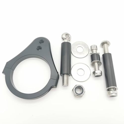 Compatible with Roller KUKI-RIN g2 Max Stabilisator Lenkungsdämpfer Halterung Montage Elektrische Roller Aluminium und Stahl Modifikation Klammern von LSDWEHN