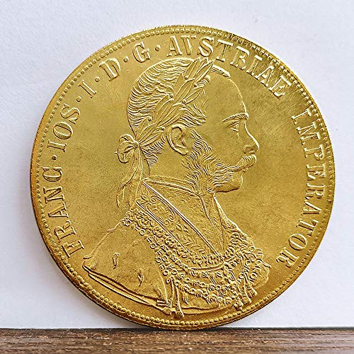 LSJTZ 1890, Österreich, Francis II, vergoldet, Sammlung, Gedenkmünzen, hohe Qualität, feine Kunstfertigkeit, Geschenk, 2pcs von LSJTZ