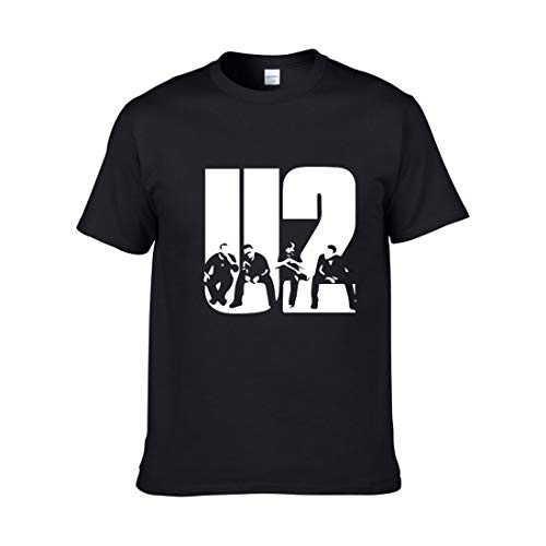 LSJTZ Rockband U2 Persönlichkeit Druck kurzärmeliges Baumwoll Bequeme lose eine Vielzahl von Farben,9,L von LSJTZ