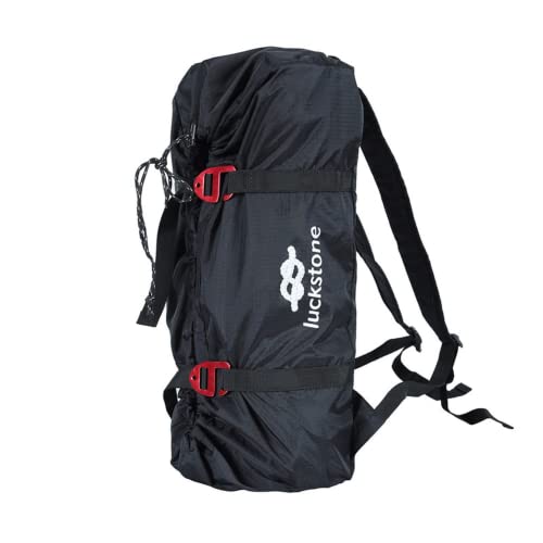 LSOAARRT Nylon Tasche Klettern Seiltasche Seilsack Kletterzubehör - Kletter Ausrüstung (Black) von LSOAARRT