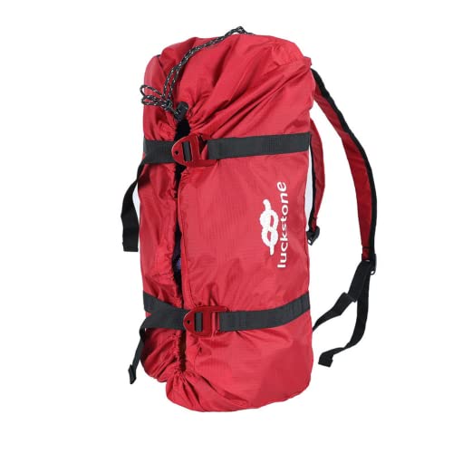 LSOAARRT Nylon Tasche Klettern Seiltasche Seilsack Kletterzubehör - Kletter Ausrüstung (Red) von LSOAARRT