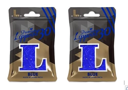 LSTYLE Dartspitzen: Premium Lippoint 30 – extra lang – weiche Spitzen – 2BA Standardgewinde – blau 2er-Pack von LSTYLE