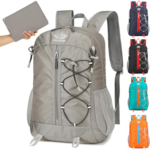 LUKIUP Foldable Backpack Ultra Lightweight Unisex Daypack Outdoor Waterproof Hiking Backpack for Camping Hiking von LUKIUP