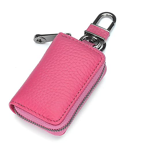 LUMoony 1Pcs Auto Schlüsselanhänger Tasche Portemonnaie klein Geldbeutel Schlüsseltasche Schlüsseletui Schlüsseltasche Auto-Schlüssel-Anhänger Echt Leder Autoschlüssel Abdeckung von LUMoony