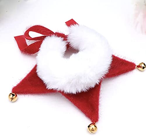 LUMoony 1Pcs Weihnachten Hundehalsband mit Glocken Verstellbarem Weihnachts Haustier Halsband Hunde- und Katzenzubehör Haustier- Anziehzubehör für Hundekatze Weihnachtskostüm von LUMoony