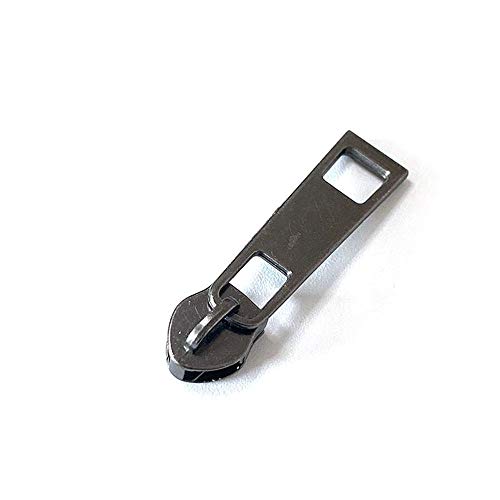 LUMoony MoonyLI 10 Stück Metall Reißverschluss Kopf Reißverschluss Reparatursatz # 5 Schwarz Reißverschluss Sliders Jacke Reißverschlüsse von LUMoony