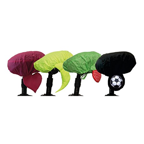 Lunari Fahrradsattel Regenschutzhaube Sattelschutz Pfiff Fahrradsattelschutz, Motiv Berry, One Size von Lunari