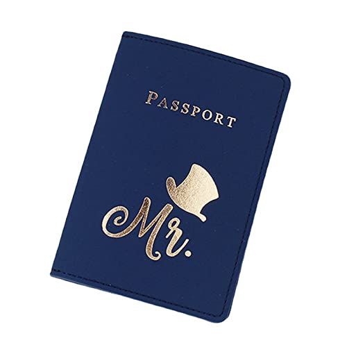 LUOFENG Einfache Mode Passhülle Reisepasshülle Brieftasche Geschenk PU Leder Kartenetui Hülle Unisex von LUOFENG