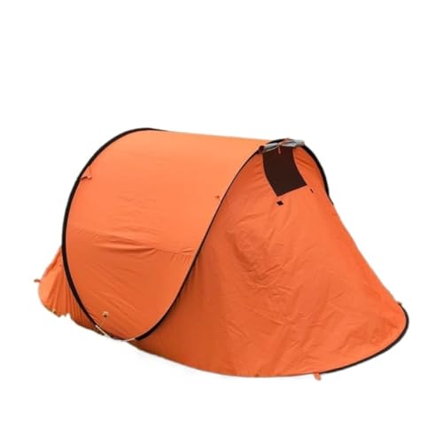 Zelt 3-4 Personen Camping Verdicktes 2-Personen-Haus Regensicheres Einzel-Outdoor-Camping Vollautomatisches Zelt Zelte (Color : Yellow, Size : A) von LUOQIANDEBB