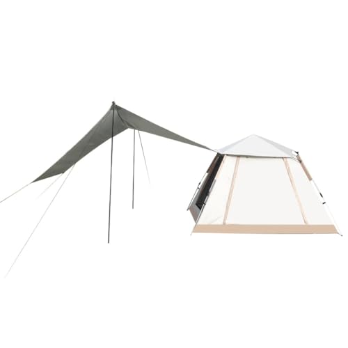 Zelt Überdachungszelt Im Freien, All-in-One, Vollautomatischer Sonnenschutz, Belüftung, Camping, Tragbare Klappausrüstung Zelte (Color : M, Size : B) von LUOQIANDEBB