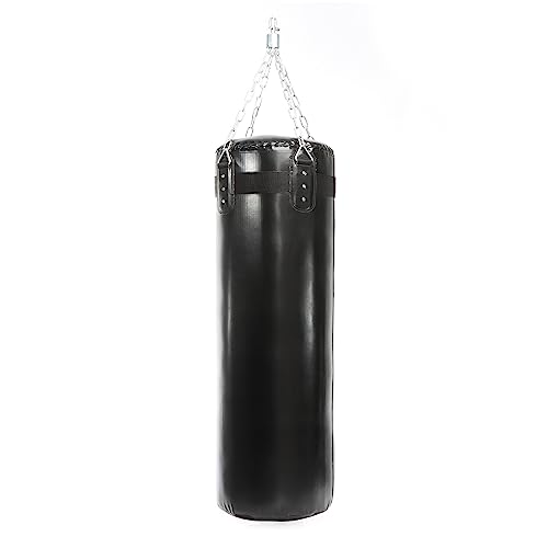 LUXTRI Boxsack 120cm 25kg gefüllt Sandsack Aufhängung 4-Punkt-Halterung Fitness Trainingsgerät von LUXTRI